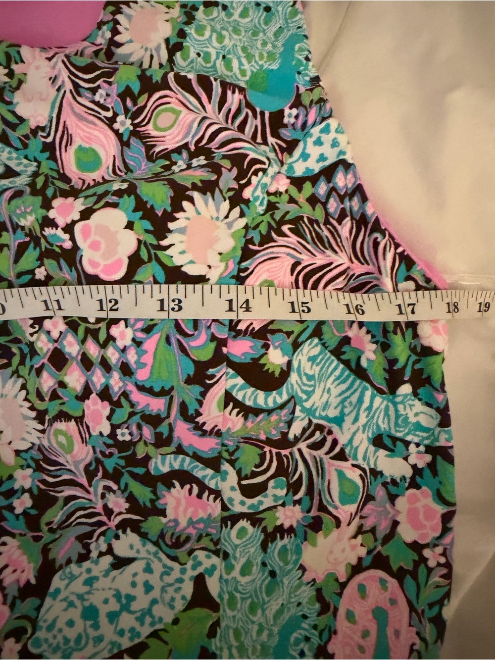NWT LILLY PULITZER MELA ACTIVE DRESS SIZE L UPF 50+ MULTI CROSSGRAIN ROYAL ZOO - Picture 14 of 15